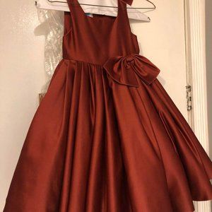 Azazie | Bo Peep Flower Girl Dress (in Terracotta, Size 5)